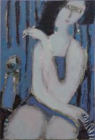 Natalia Yanekina „Poilsis“, 2017, 80 x 54, akrilas, drobė